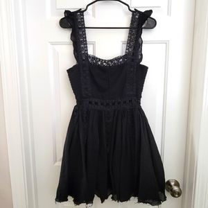 Free People Black Mini dress